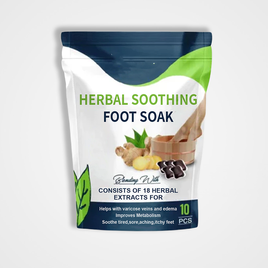 Kräuterformendes Fußbad